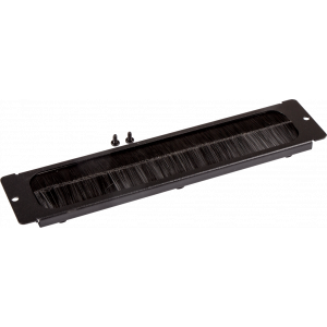 Brush cable entry for the roof and floor panels of the LANMASTER DC cabinet